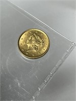 US Gold 1852 Liberty Head 1 Dollar