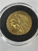 US Gold 1915 Indian Head 5 Dollar