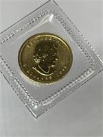 Canada Gold 2011 Maple Leaf 5 Dollars 1/10 oz
