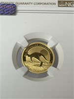 Australia Gold 2015-P Kangaroo 15 Dollar 1/10 oz