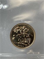 UK Gold 2001 1 Sovereign