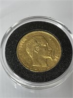 Belgium 1852-A Napoleon 20 Franc