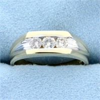 1/2ct TW Three Stone Diamond Wedding or Anniversar