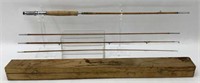 Vintage Bamboo Fly Rod & Original Wood Case