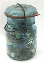 Ball Jar Full of Marbles