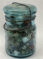 Ball Jar Full of Marbles