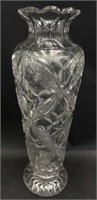 16 in Cut Crystal Vase