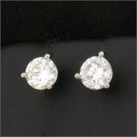 1.2ct TW Diamond Stud Earrings in Platinum