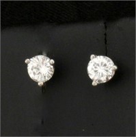1/2ct TW Diamond Stud Earrings in Platinum