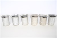 Aluminum 3/4L Measuring Cups- 6 Count