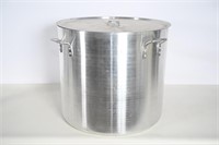 120 Qt Aluminum Stock Pot/ Lid - New