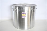 160 Qt Aluminum Stock Pot/Lid - New