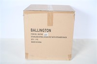 NIB Ballington Stainless Stock Pot w/ Steamer Rack
