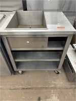 Drain Pan w/ Counter Space & Open Face Storage