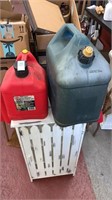 2 Gas Cans, Red 2 Gallon and Green 5 Gallon