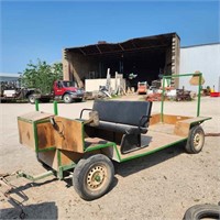 Spring Wagon w Brakes & Lights In Good Condition