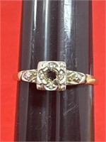 Sz.7 14k. Yellow Gold Wedding Ring 1.54 Grams