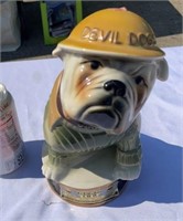 Jim Beam Sealed Devil Dog Decanter