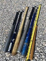 Bats softball baseball, wooden aluminum