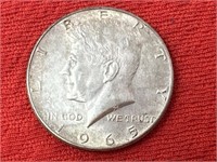 1965 Kennedy 40% Silver Half Dollar