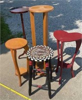 Plant Stands, decorative stools
