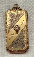 BPOE Stamp Carrier Locket Likely Gold Fill