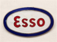 Enamel Esso Plate for Hat Etc