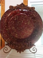 LARGE DECORATIVE CHARGER 20IN