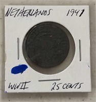 WORLD COIN NETHERLANDS WWII