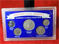 5 Coin Set - American Series - in Plastic Case