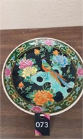 Vintage Japanese florals w/ bird collectible
