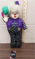 13" clown doll