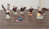Bald eagles figurines 
3.5 to 4" t