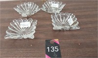 Vintage Heisey crystolite individual dishes