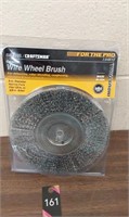 Sears craftsman wire wheel brush- new