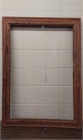 Large wooden picture frame - 
NO GLASS, FRAME