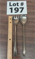 Silver fork spoon