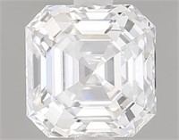 APPR $4250 1 Ct Asscher LG Diamond D