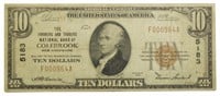 New Hampshire. Colebrook. VF Series 1929 $10