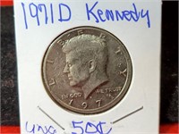 1971 D UNC Kennedy Half Dollar