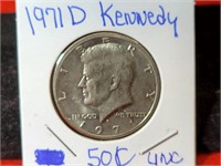 1971 D UNC Kennedy Half Dollar