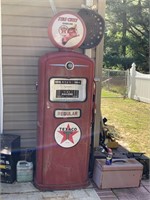 Vintage Bennett Texaco Lighted Gas Pump