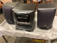 Sanyo audio systems and2 speakers