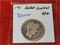 1911 Baber Silver Quarter