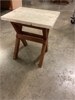 Small stone top table