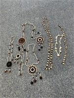 Set of Dream Catcher Style Beaded Necklaces