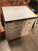 Granite top kitchen cabinet