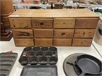 12 Drawer Country Apothecary