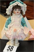 Maryse Nicole Porcelain Doll by The Franklin Mint
