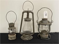 3 Antique Lanterns